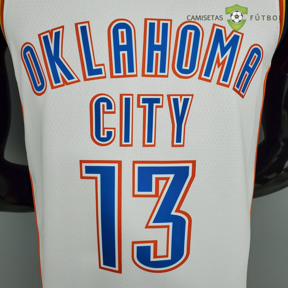 Camiseta Oklahoma City Thunder 21-22 - James Harden 13 Blanco Azul Nba