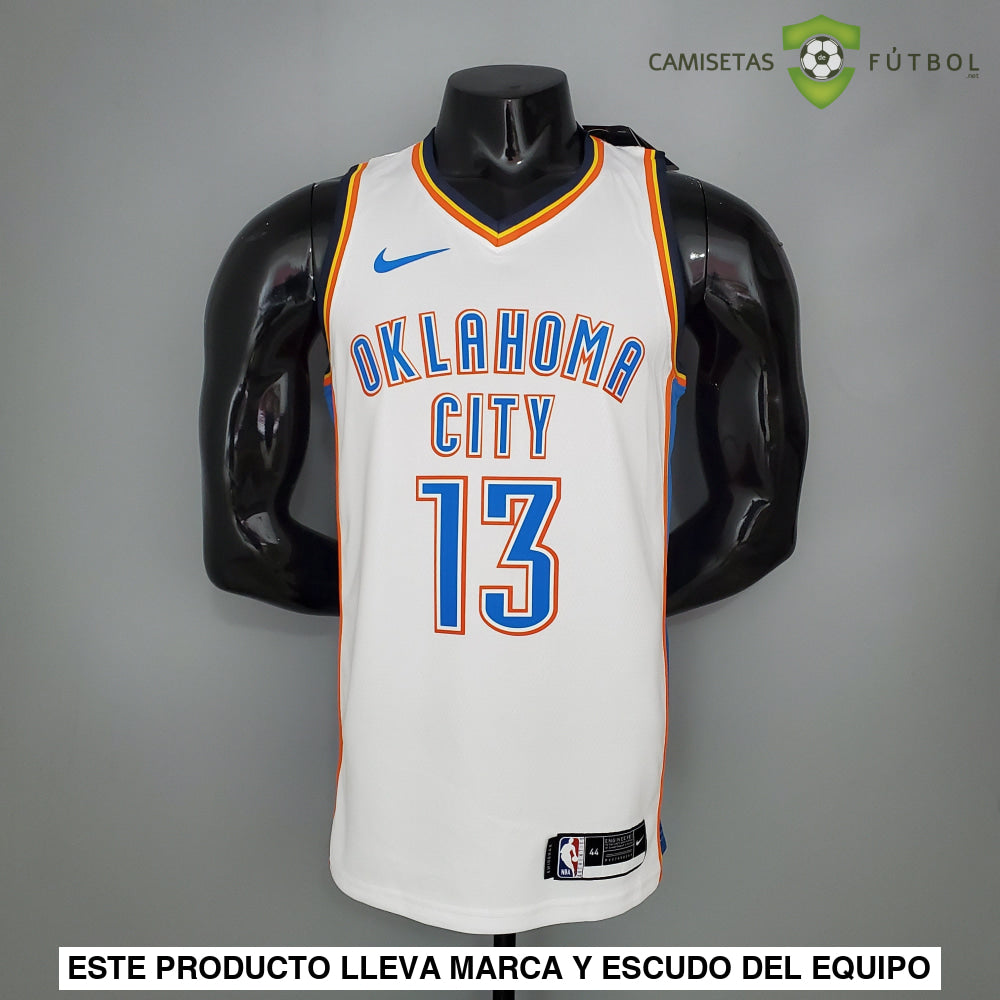 Camiseta Oklahoma City Thunder 21-22 - James Harden 13 Blanco Azul Nba
