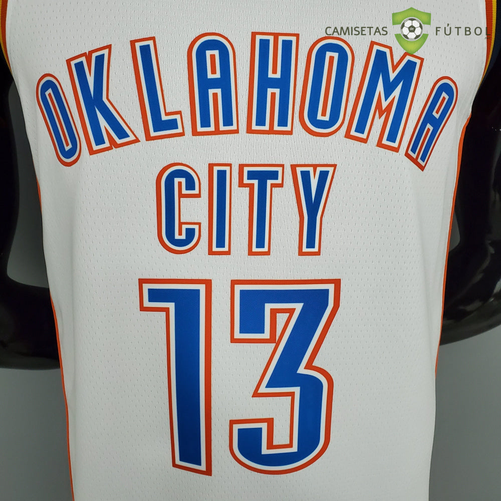 Camiseta Oklahoma City Thunder 21-22 - James Harden 13 Blanco Azul Nba