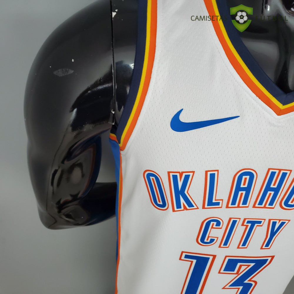 Camiseta Oklahoma City Thunder 21-22 - James Harden 13 Blanco Azul Nba