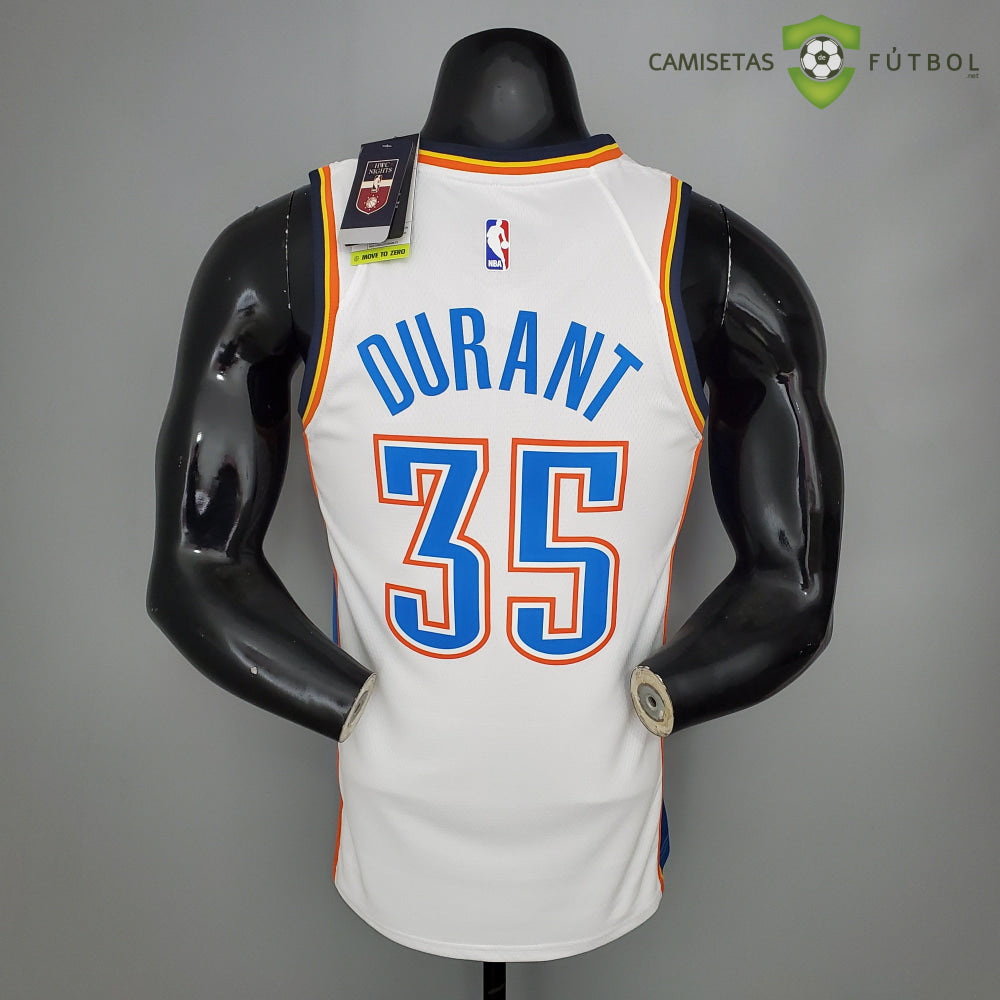 Camiseta Oklahoma City Thunder 21-22 - Kevin Durant 35 Blanco Azul Nba