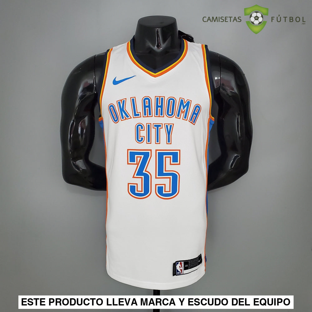 Camiseta Oklahoma City Thunder 21-22 - Kevin Durant 35 Blanco Azul Nba