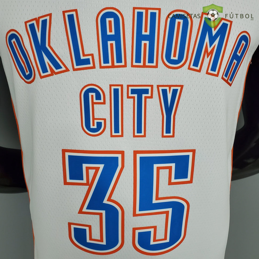 Camiseta Oklahoma City Thunder 21-22 - Kevin Durant 35 Blanco Azul Nba