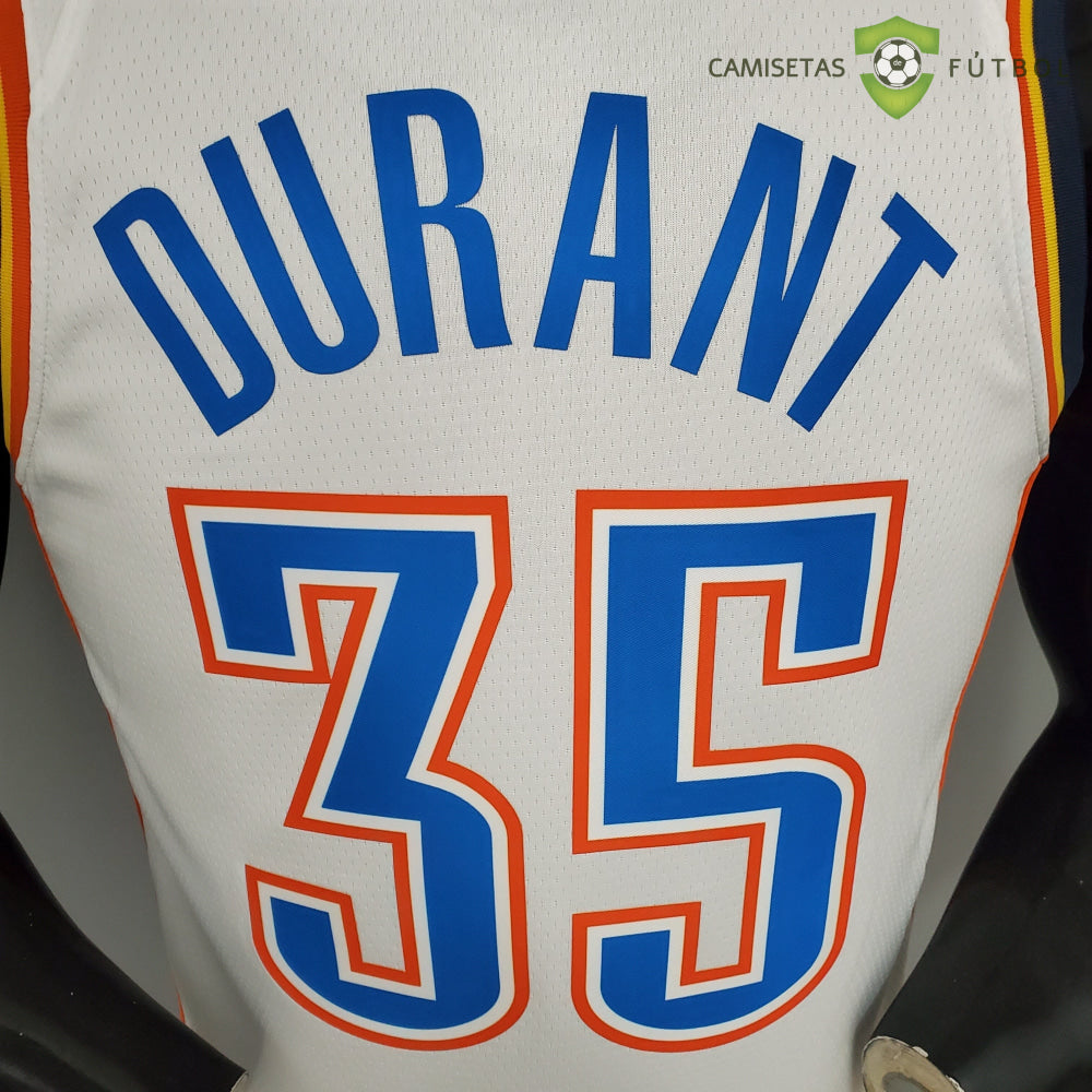 Camiseta Oklahoma City Thunder 21-22 - Kevin Durant 35 Blanco Azul Nba