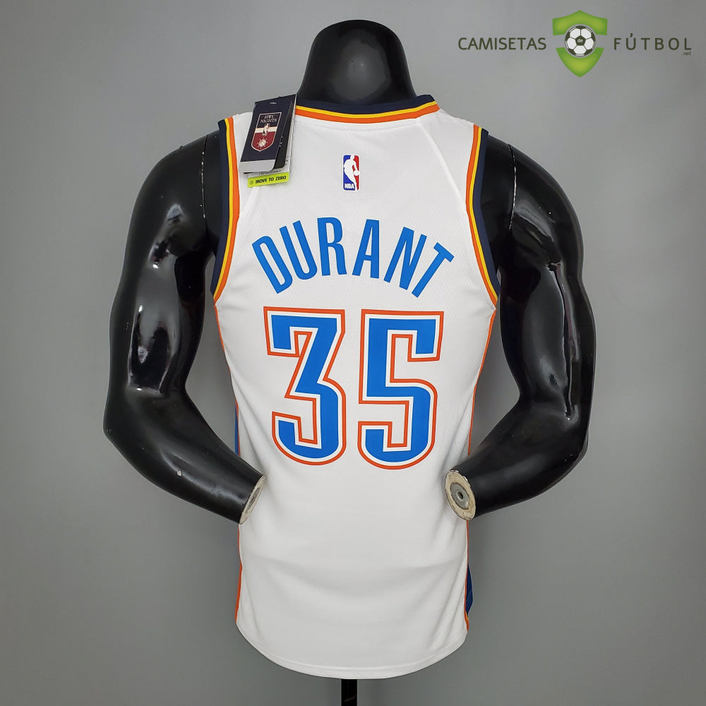 Camiseta Oklahoma City Thunder 21-22 - Kevin Durant 35 Blanco Azul Nba