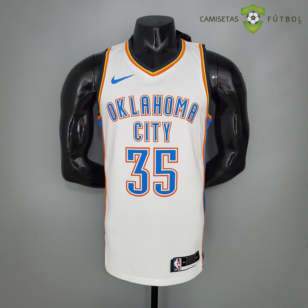 Camiseta Oklahoma City Thunder 21-22 - Kevin Durant 35 Blanco Azul Nba