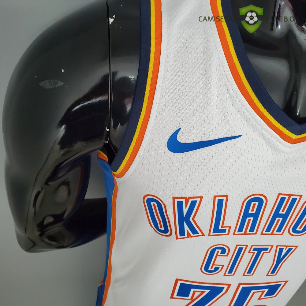 Camiseta Oklahoma City Thunder 21-22 - Kevin Durant 35 Blanco Azul Nba