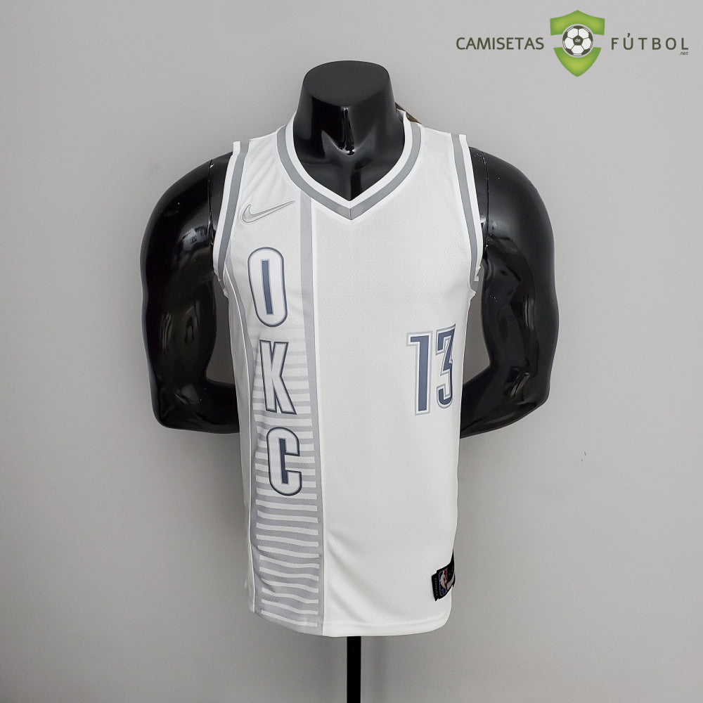 Camiseta Oklahoma City Thunder 21-22 - Paul George 13 Blanco Nba