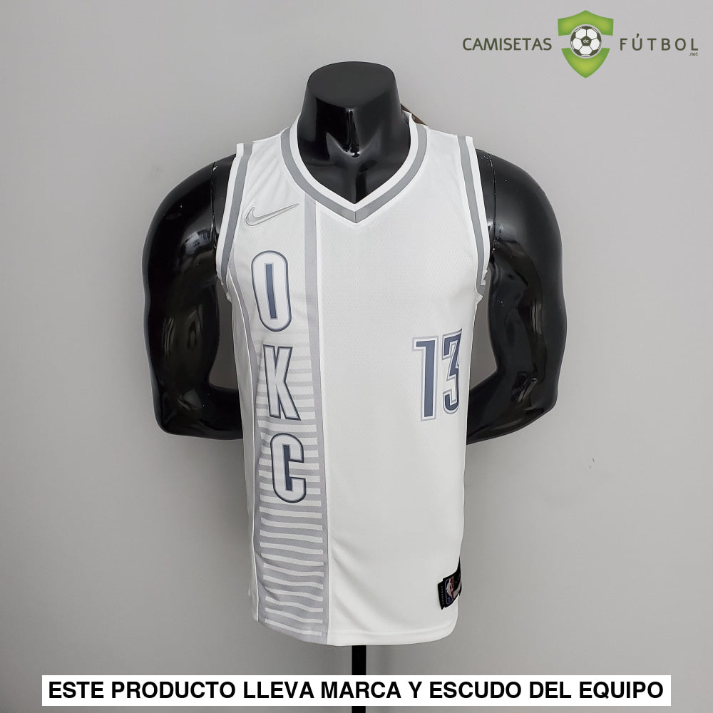 Camiseta Oklahoma City Thunder 21-22 - Paul George 13 Blanco Nba