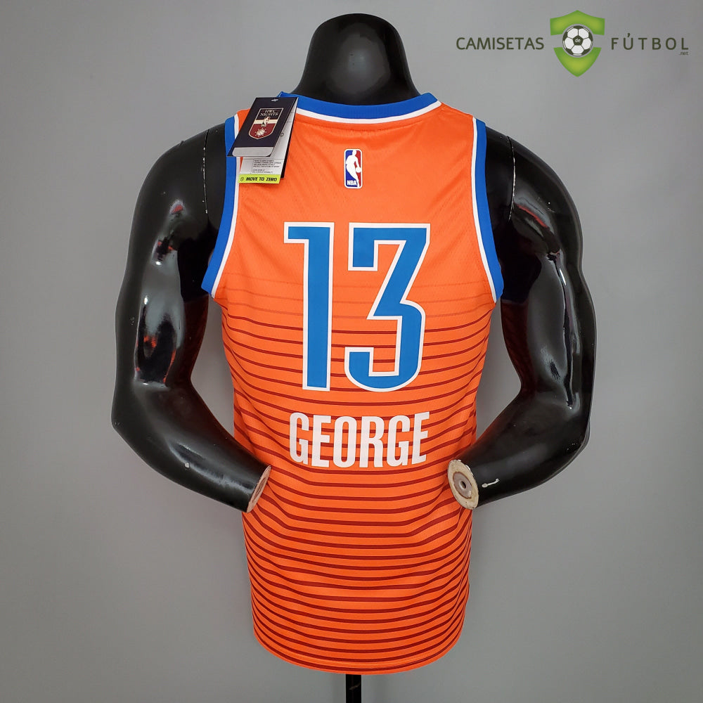 Camiseta Oklahoma City Thunder 21-22 - Paul George 13 Naranja Nba