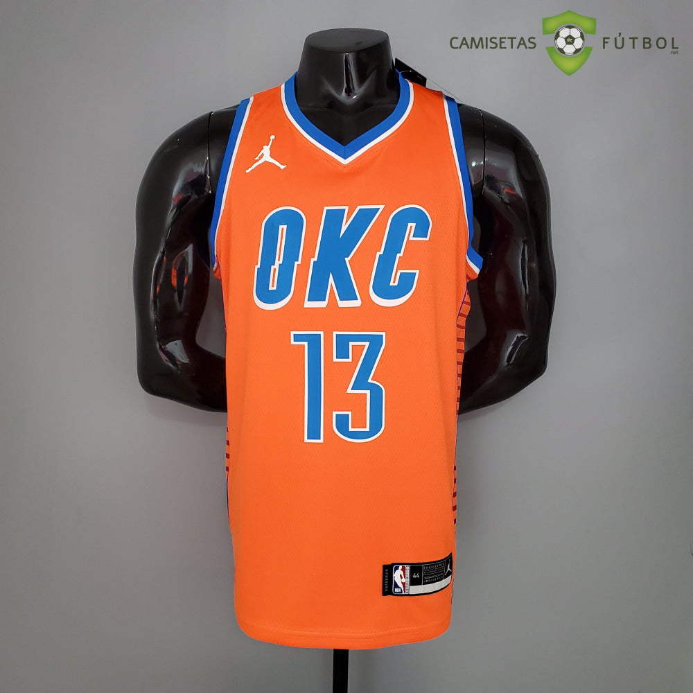 Camiseta Oklahoma City Thunder 21-22 - Paul George 13 Naranja Nba