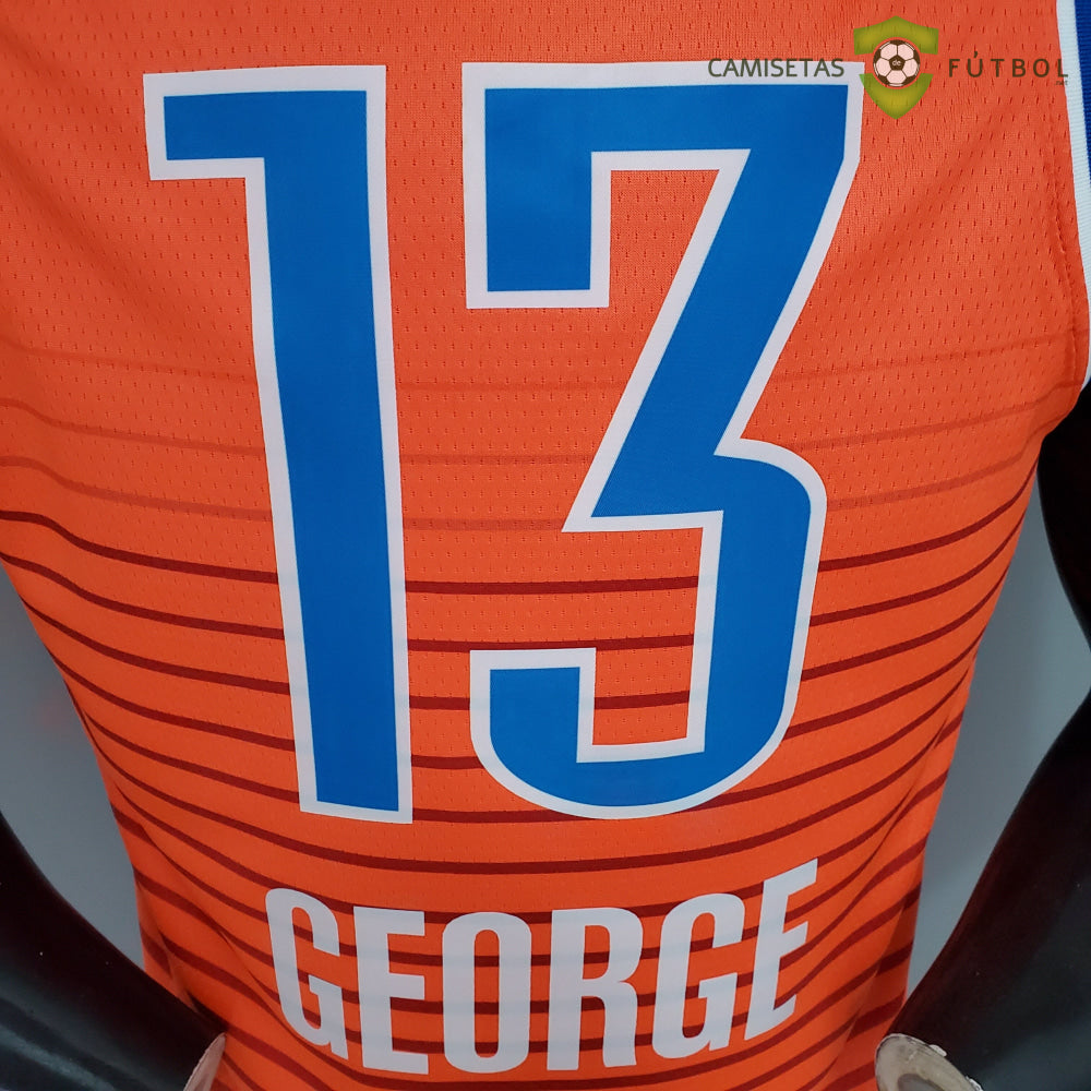 Camiseta Oklahoma City Thunder 21-22 - Paul George 13 Naranja Nba