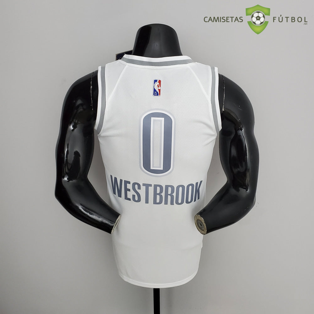 Camiseta Oklahoma City Thunder 21-22 - Russell Westbrook 0 Blanco Nba