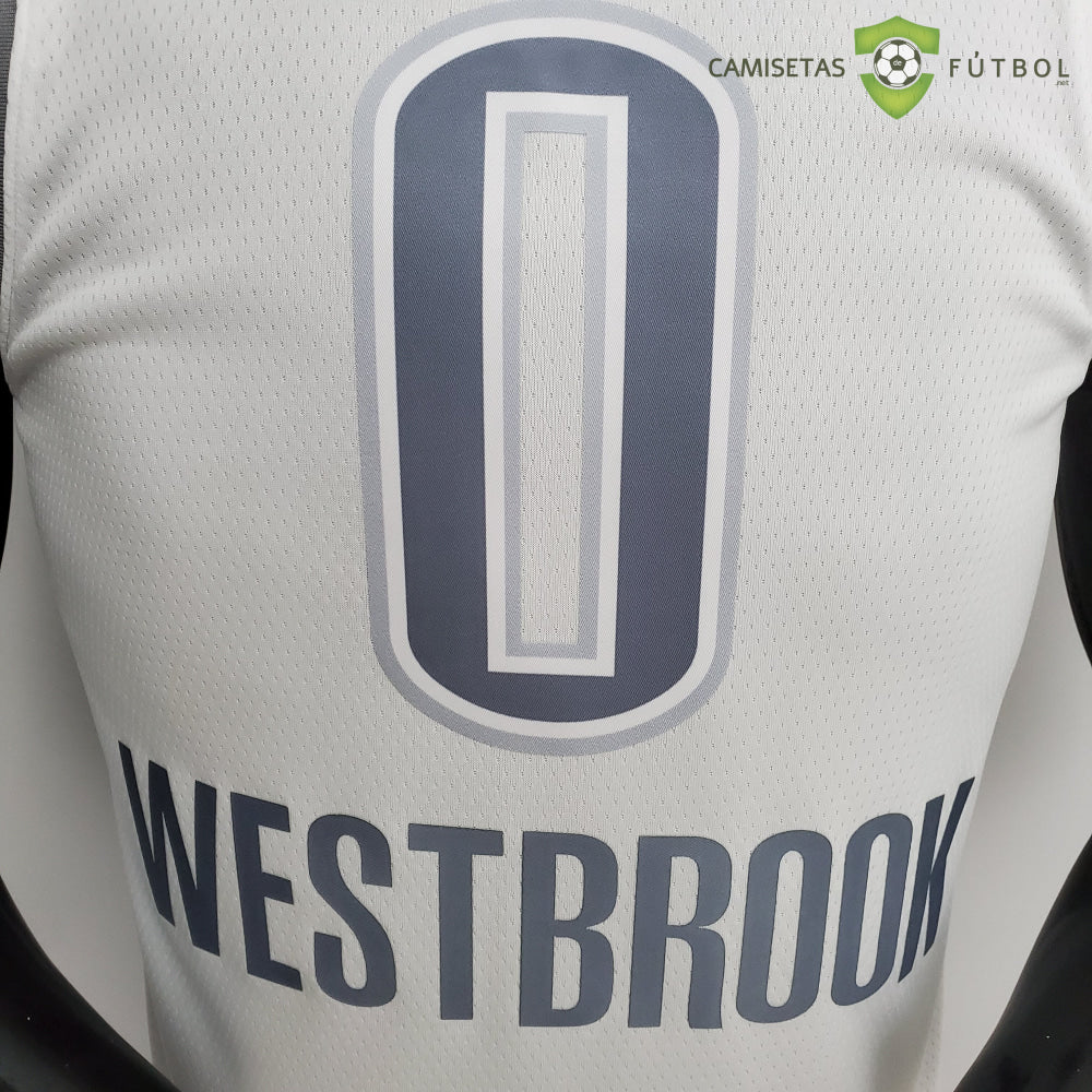 Camiseta Oklahoma City Thunder 21-22 - Russell Westbrook 0 Blanco Nba