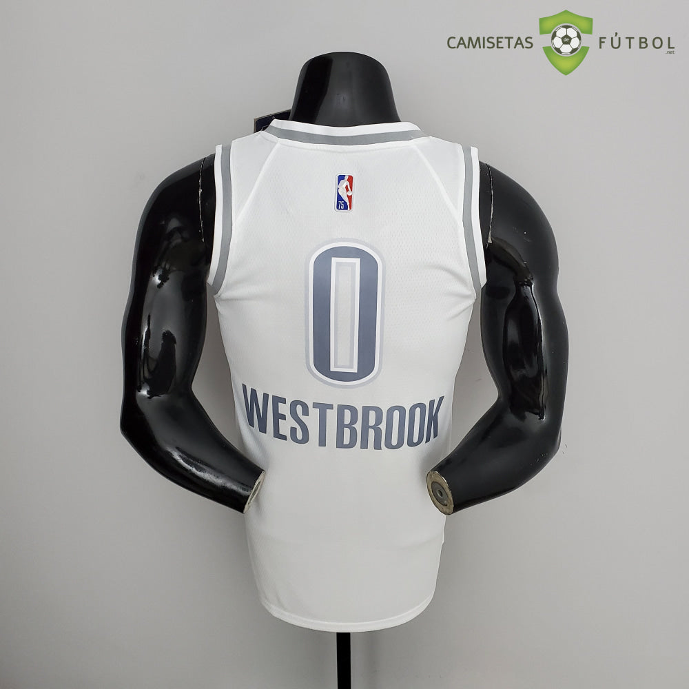 Camiseta Oklahoma City Thunder 21-22 - Russell Westbrook 0 Blanco Nba