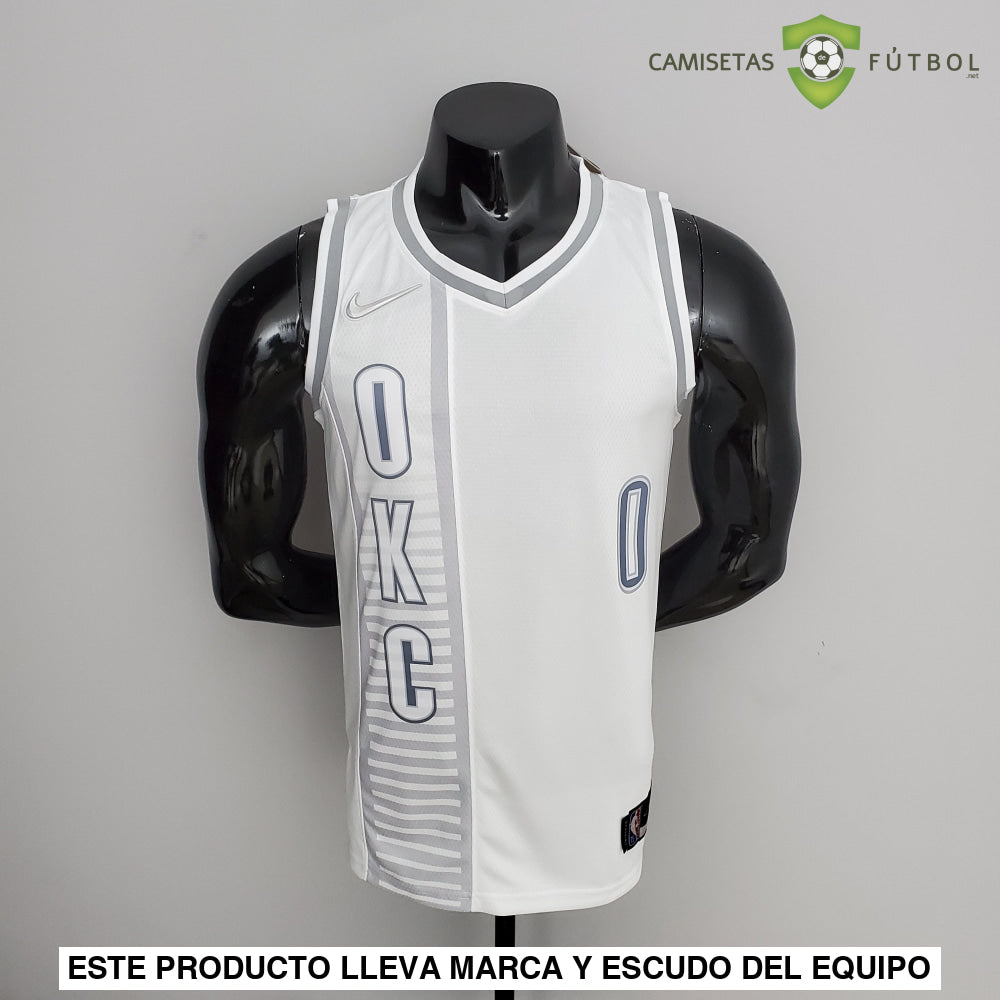 Camiseta Oklahoma City Thunder 21-22 - Russell Westbrook 0 Blanco Nba