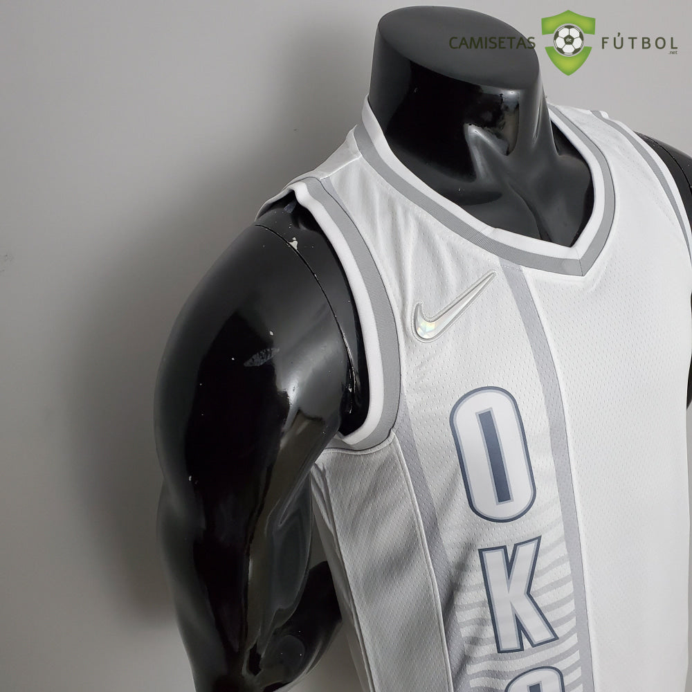 Camiseta Oklahoma City Thunder 21-22 - Russell Westbrook 0 Blanco Nba