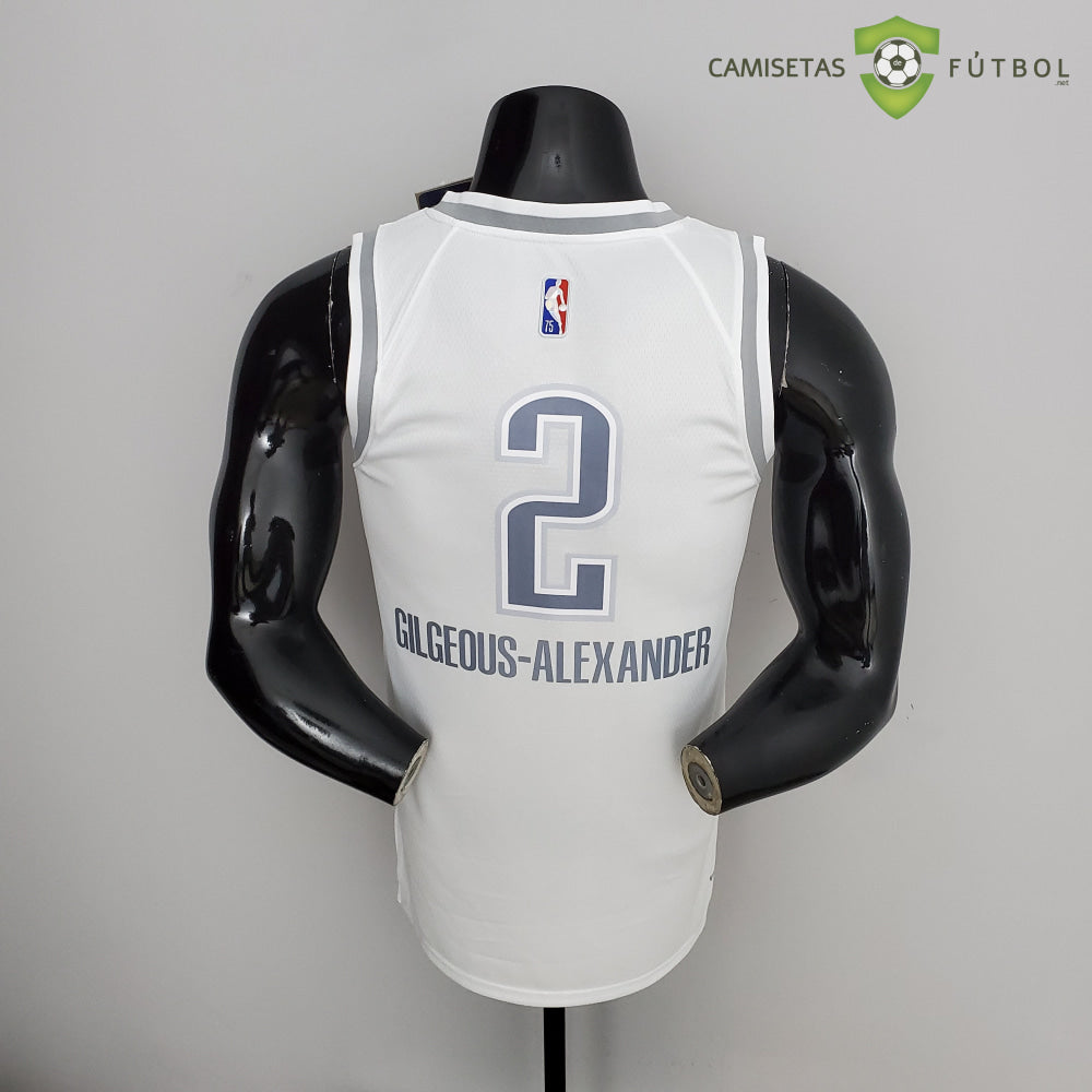 Camiseta Oklahoma City Thunder 21-22 - Shai Gilgeous-Alexander 2 Blanco Nba