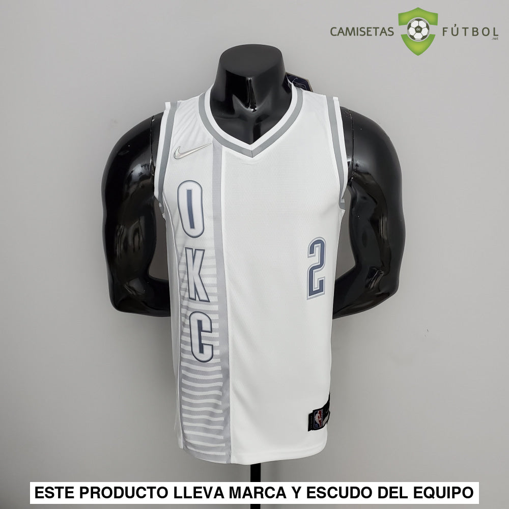 Camiseta Oklahoma City Thunder 21-22 - Shai Gilgeous-Alexander 2 Blanco Nba