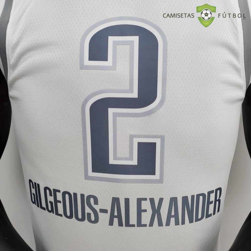 Camiseta Oklahoma City Thunder 21-22 - Shai Gilgeous-Alexander 2 Blanco Nba