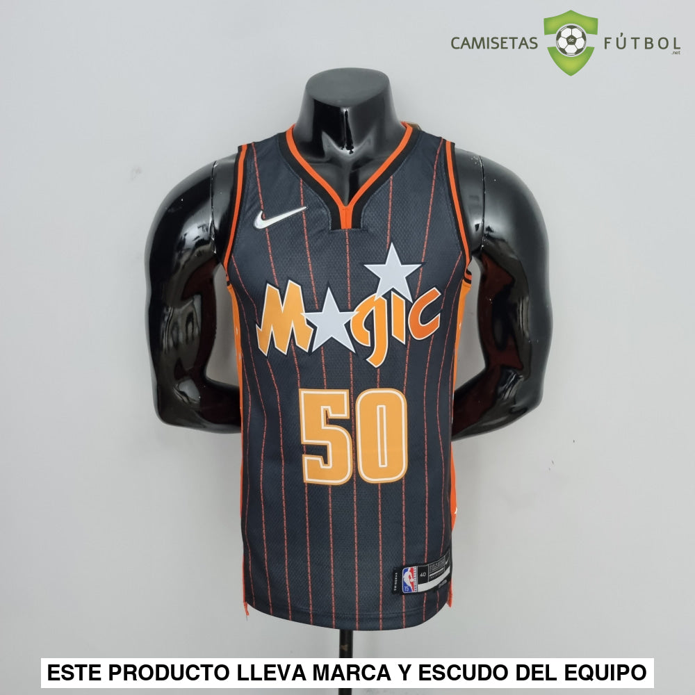 Camiseta Orlando Magic 21-22 - Cole Anthony 50 Negro Rayas Nba