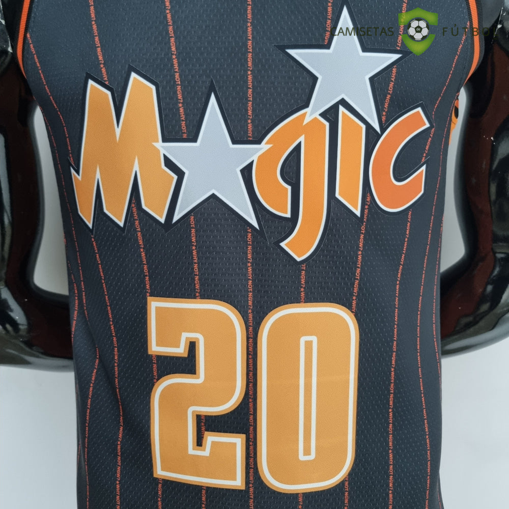Camiseta Orlando Magic 21-22 - Markelle Fultz 20 Negro Rayas Nba