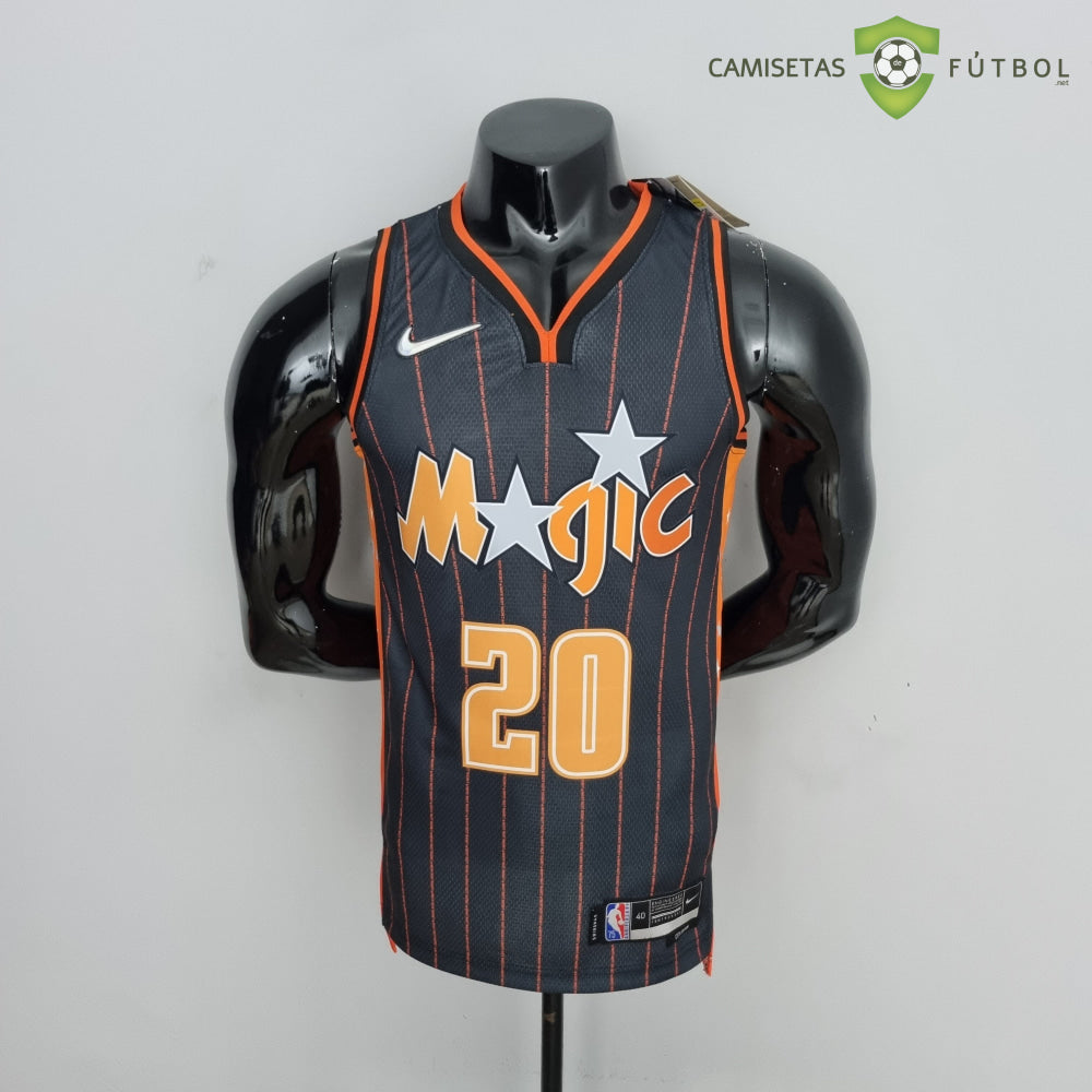 Camiseta Orlando Magic 21-22 - Markelle Fultz 20 Negro Rayas Nba