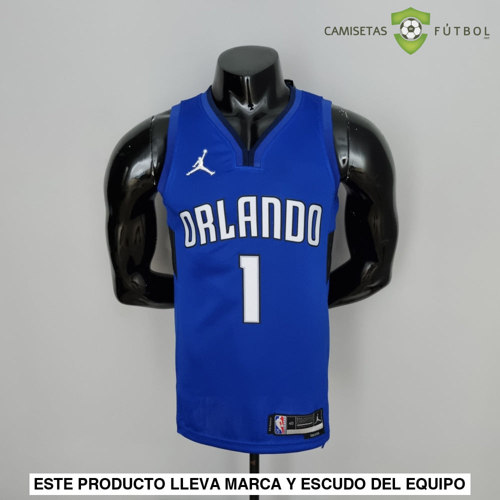 Camiseta Orlando Magic 21-22 - Tracy Mcgrady 1 Azul Nba