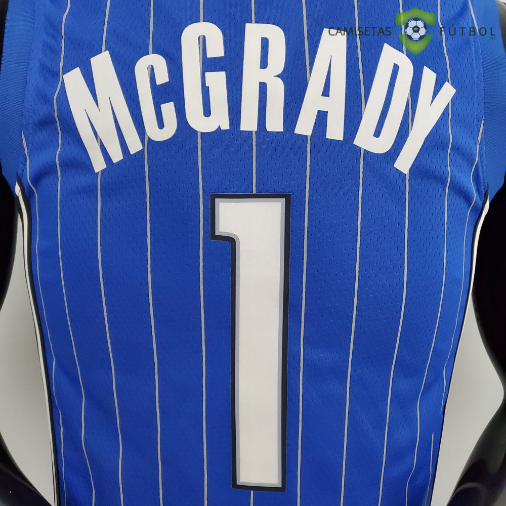 Camiseta Orlando Magic 21-22 - Tracy Mcgrady 1 Azul Rayas Nba