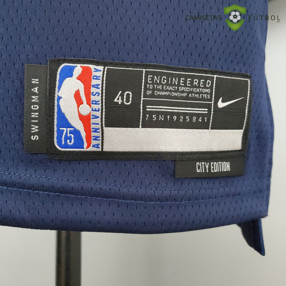 Camiseta Philadelphia 76Ers 21-22 - Allen Iverson 3 Azul Marino Nba