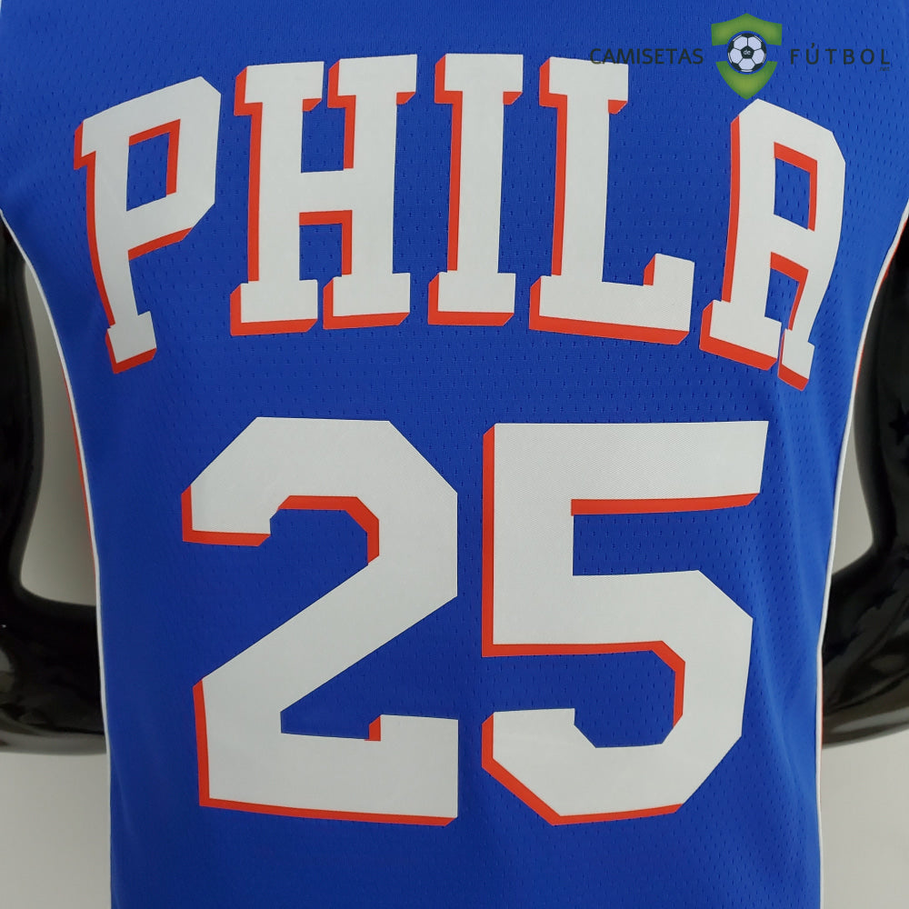 Camiseta Philadelphia 76Ers 21-22 - Ben Simmons 25 Azul Nba