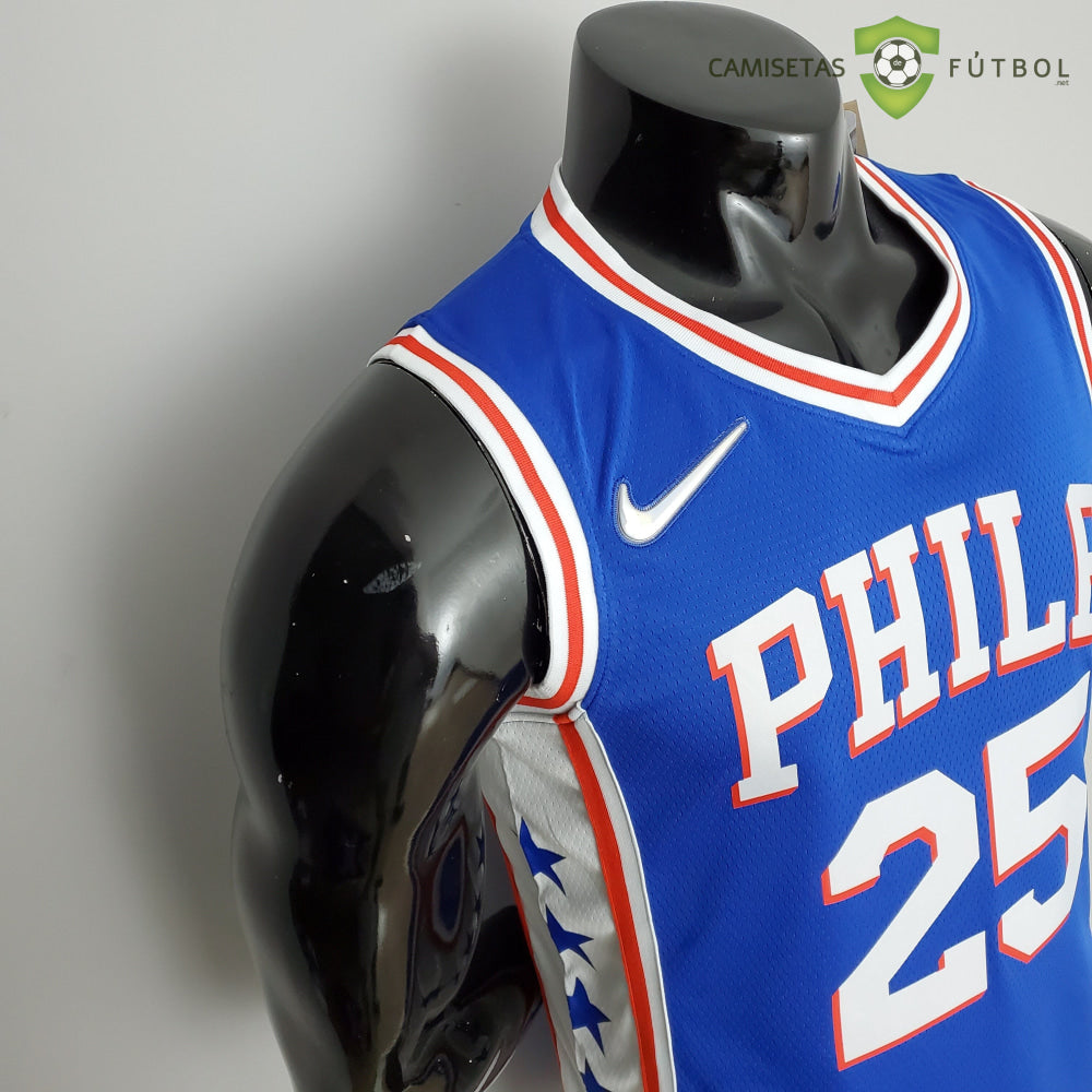 Camiseta Philadelphia 76Ers 21-22 - Ben Simmons 25 Azul Nba