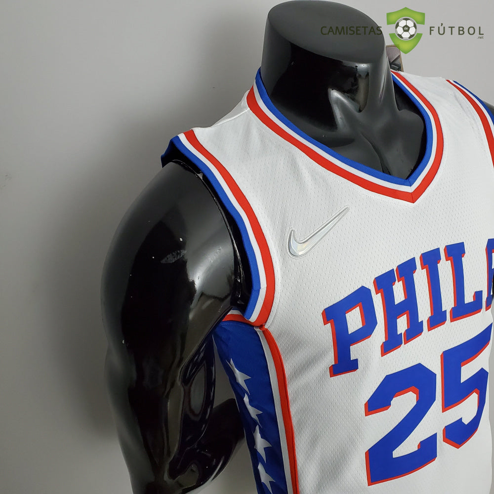 Camiseta Philadelphia 76Ers 21-22 - Ben Simmons 25 Blanco Nba