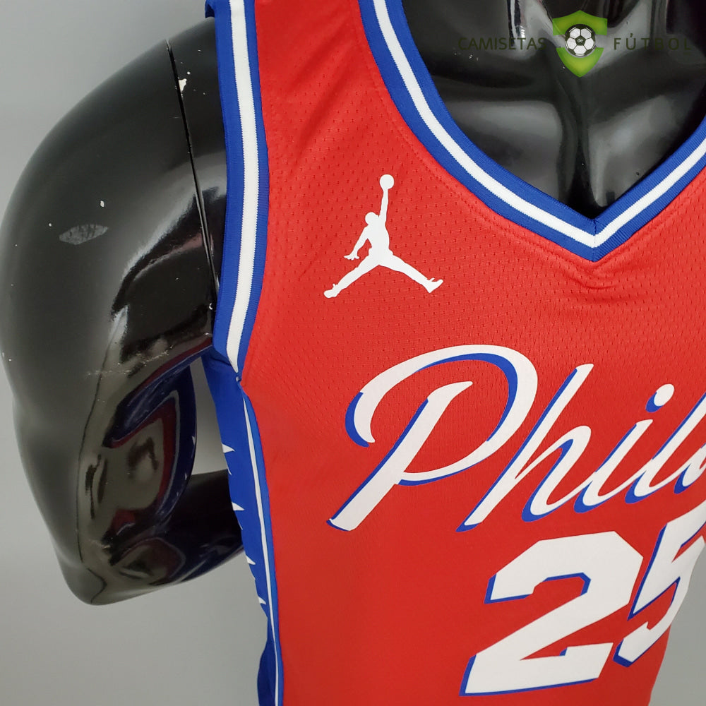 Camiseta Philadelphia 76Ers 21-22 - Ben Simmons 25 Rojo Nba