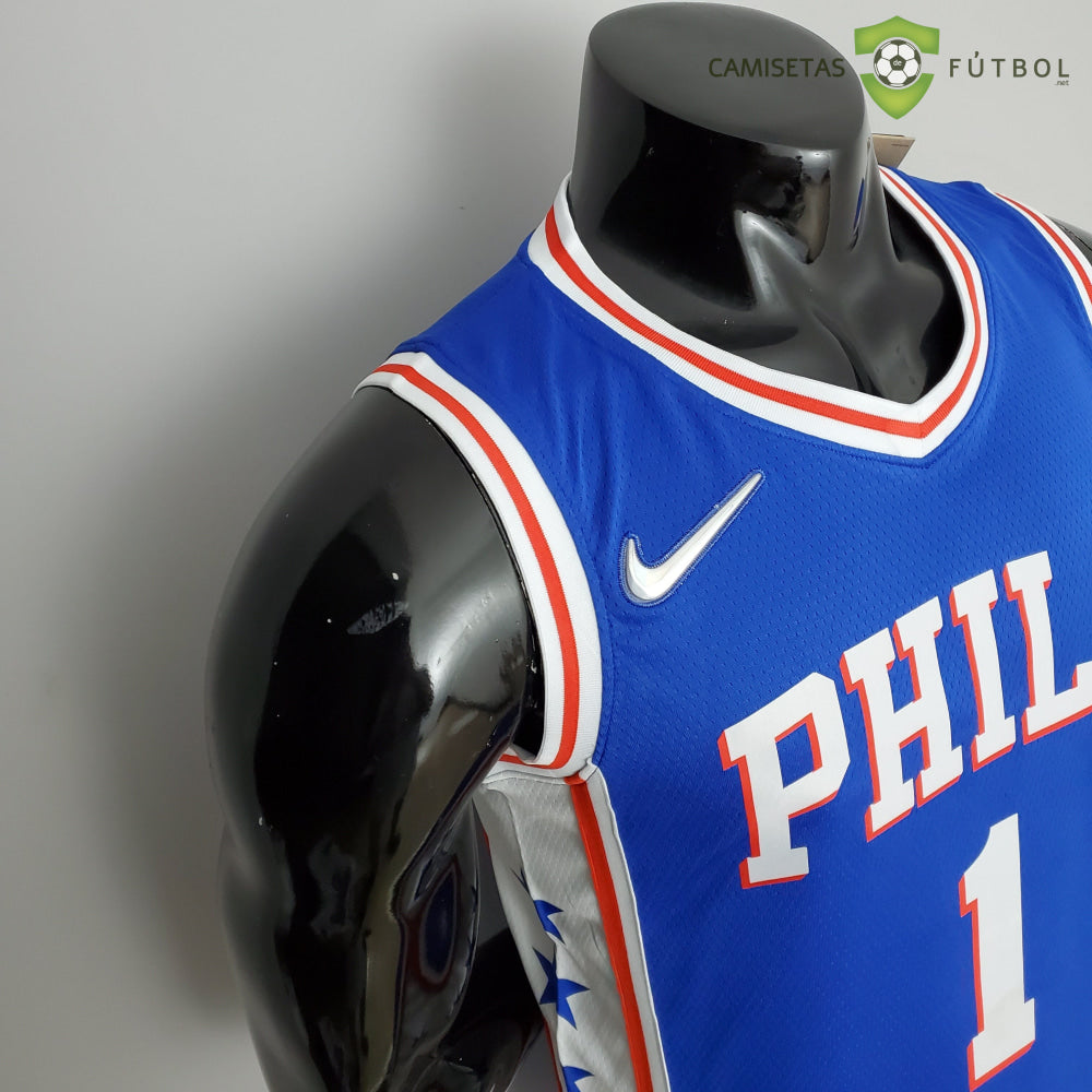 Camiseta Philadelphia 76Ers 21-22 - James Harden 1 Azul Nba