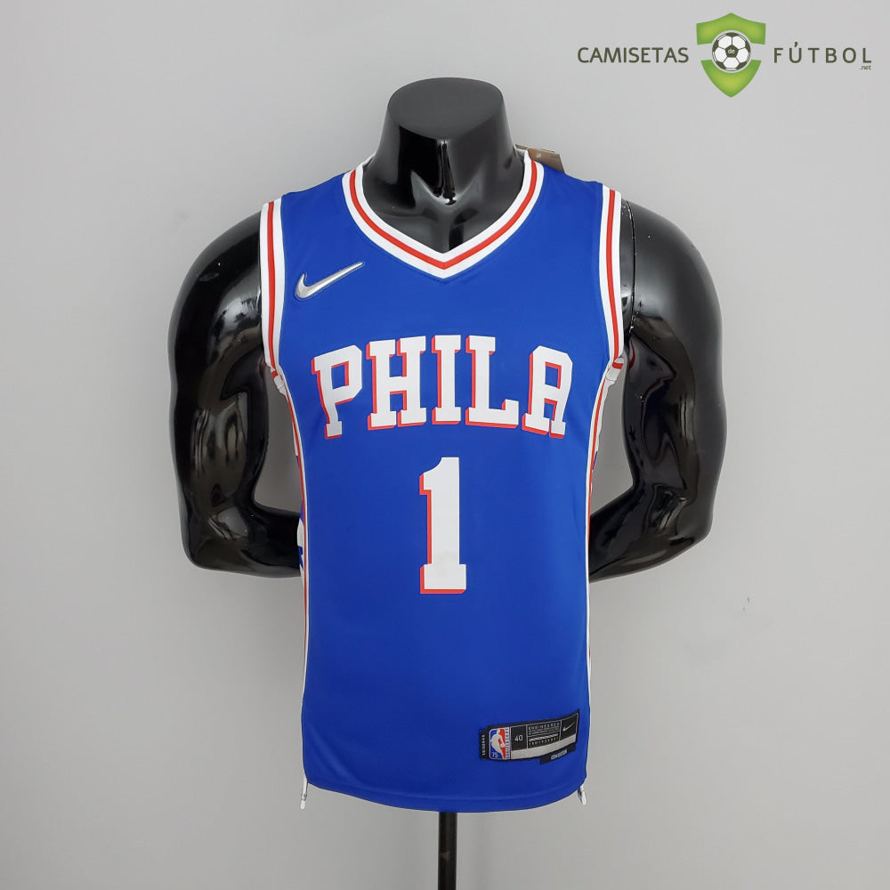 Camiseta Philadelphia 76Ers 21-22 - James Harden 1 Azul Nba