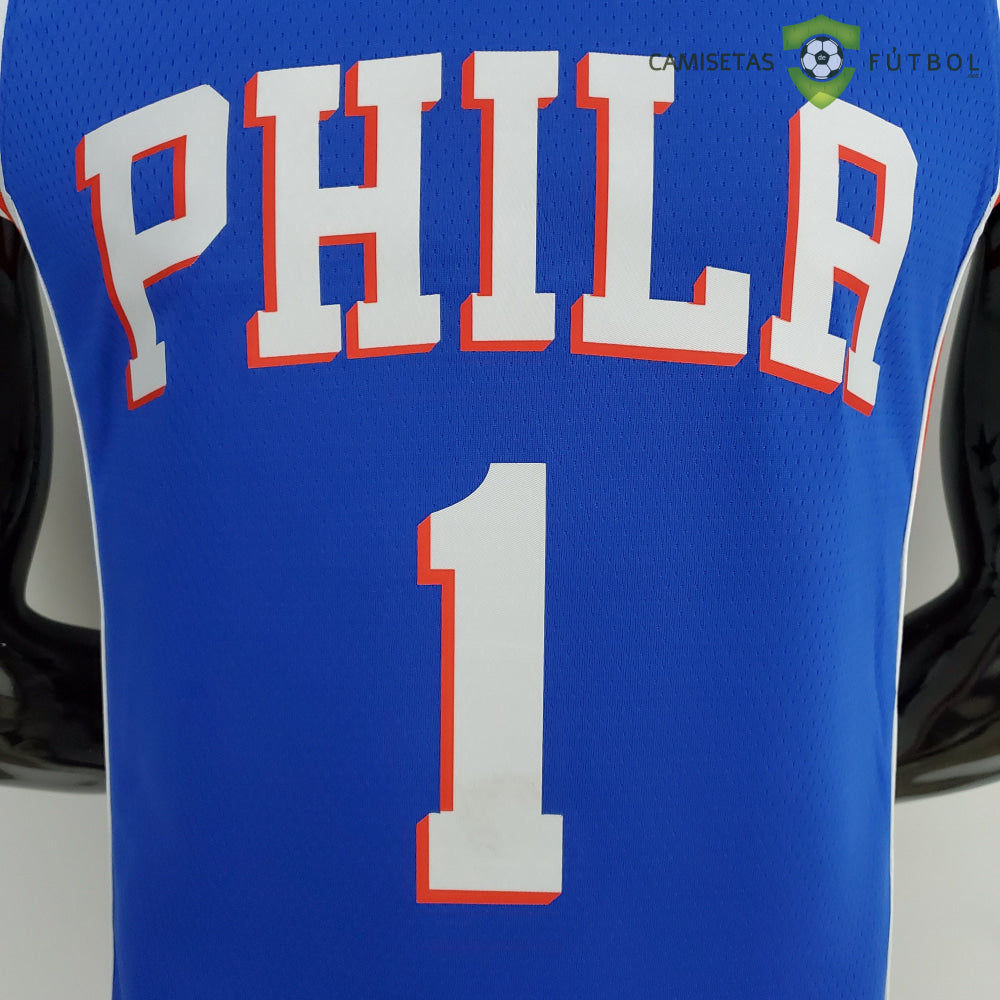 Camiseta Philadelphia 76Ers 21-22 - James Harden 1 Azul Nba