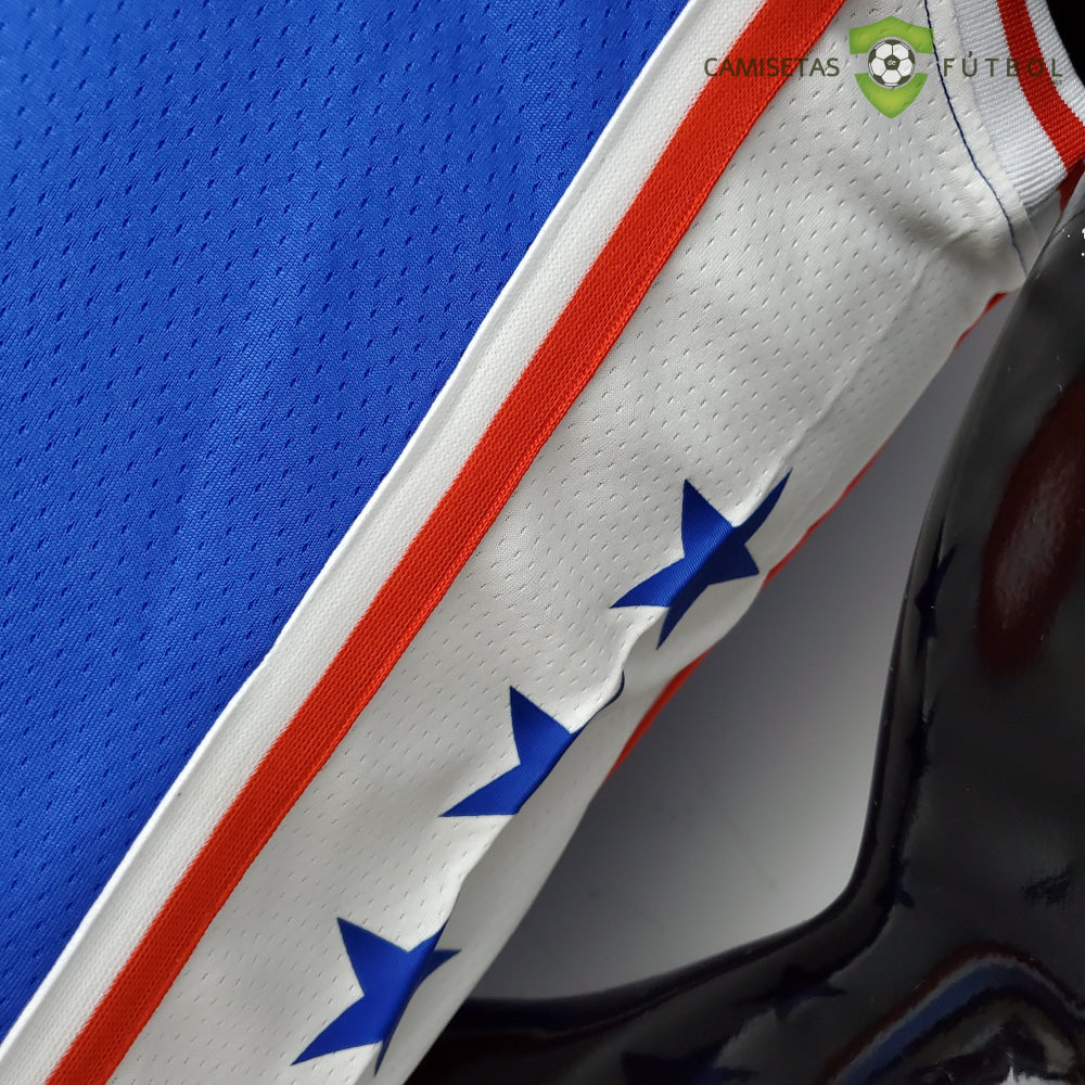 Camiseta Philadelphia 76Ers 21-22 - James Harden 1 Azul Nba
