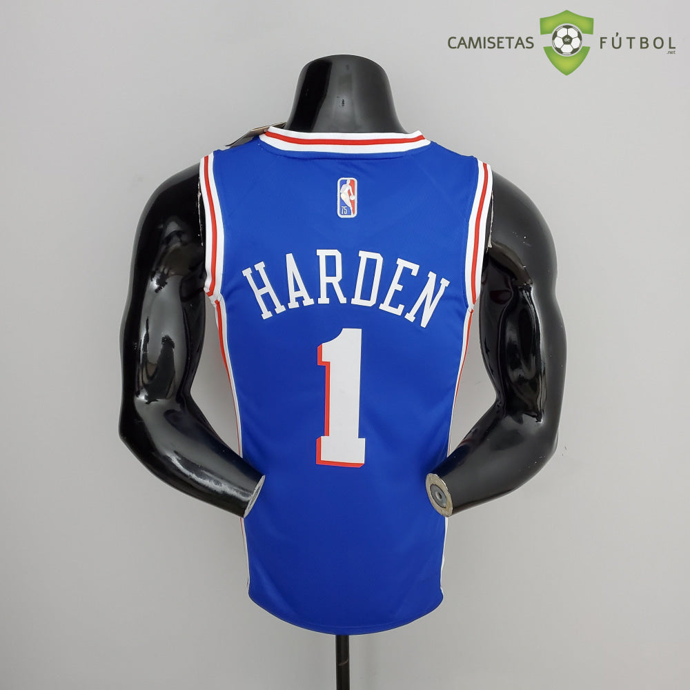 Camiseta Philadelphia 76Ers 21-22 - James Harden 1 Azul Nba