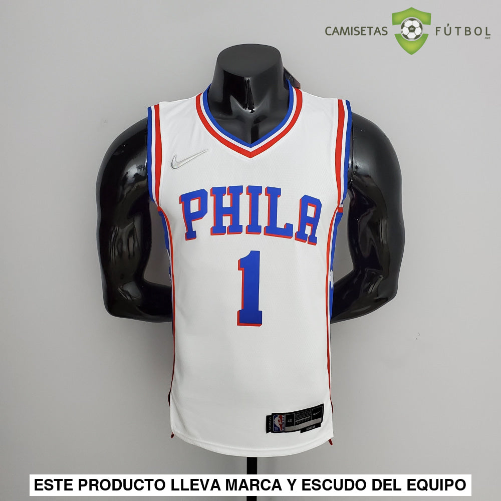 Camiseta Philadelphia 76Ers 21-22 - James Harden 1 Blanco Nba