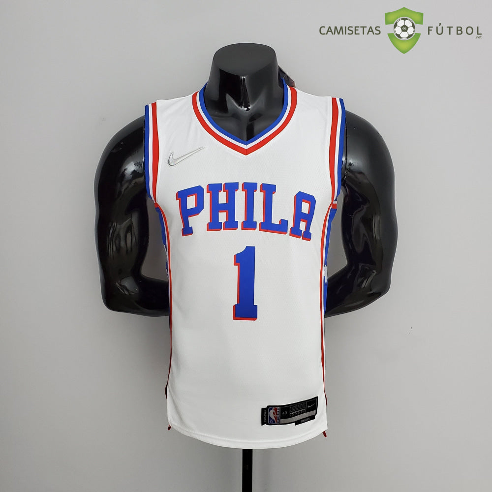 Camiseta Philadelphia 76Ers 21-22 - James Harden 1 Blanco Nba