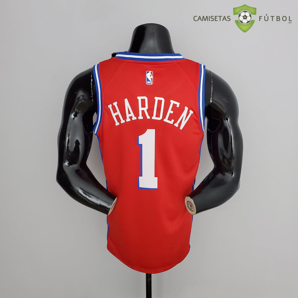 Camiseta Philadelphia 76Ers 21-22 - James Harden 1 Rojo Nba