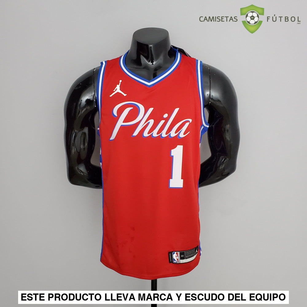 Camiseta Philadelphia 76Ers 21-22 - James Harden 1 Rojo Nba
