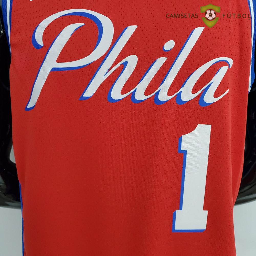 Camiseta Philadelphia 76Ers 21-22 - James Harden 1 Rojo Nba