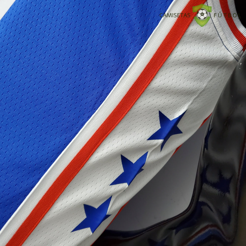 Camiseta Philadelphia 76Ers 21-22 - Joel Embiid 21 Azul Nba