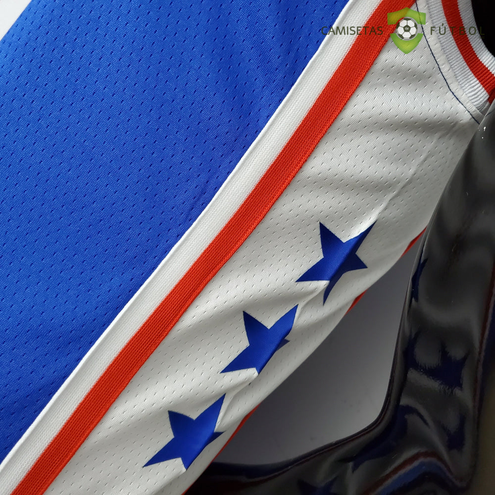 Camiseta Philadelphia 76Ers 21-22 - Joel Embiid 21 Azul Nba