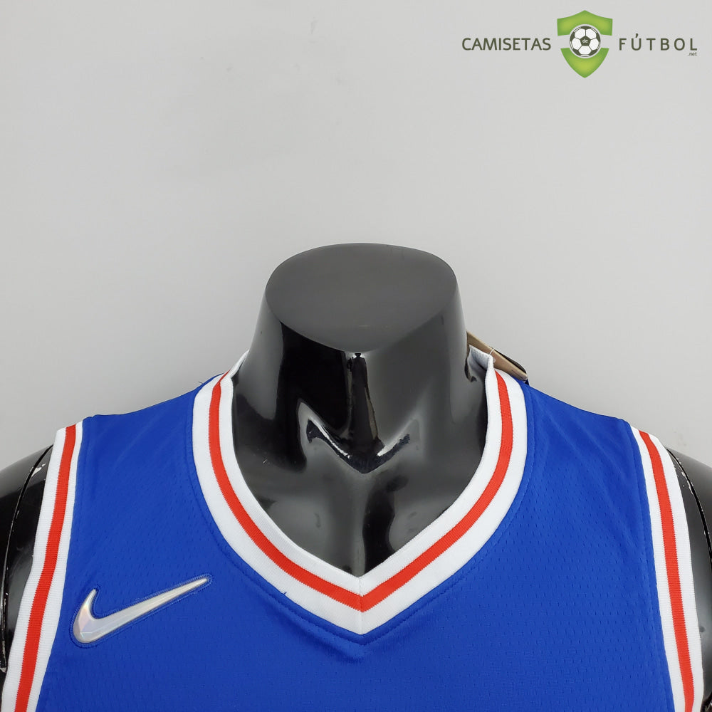 Camiseta Philadelphia 76Ers 21-22 - Joel Embiid 21 Azul Nba
