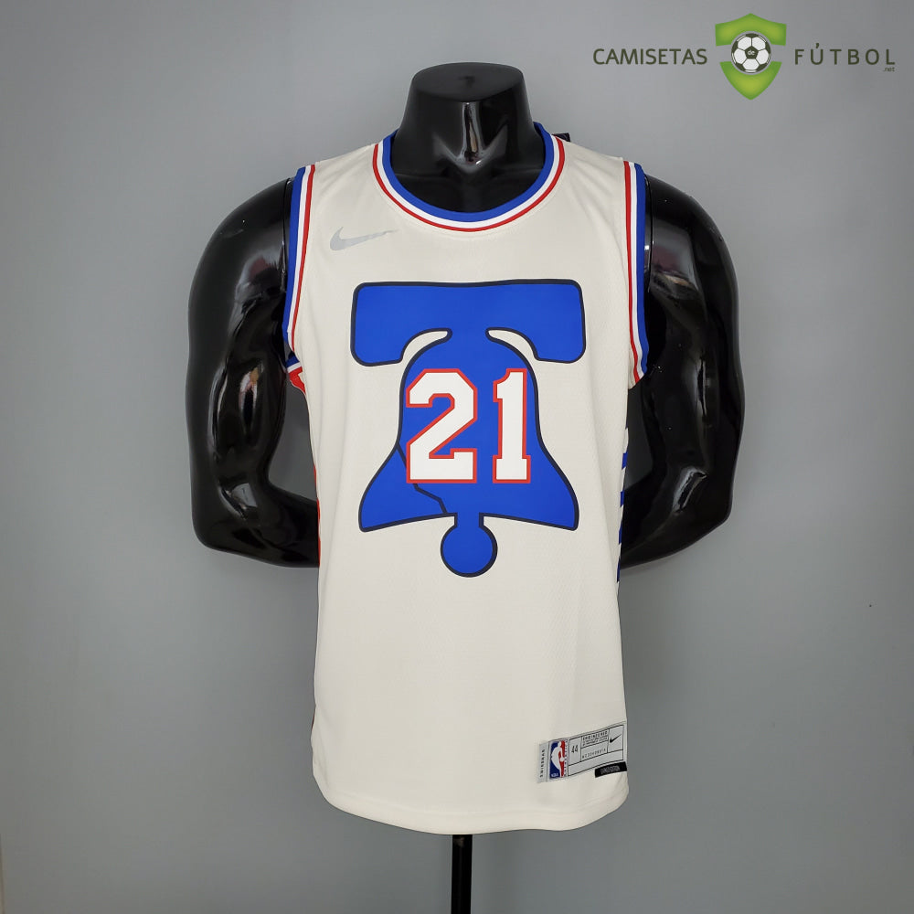 Camiseta Philadelphia 76Ers 21-22 - Joel Embiid 21 Earned Edition Nba