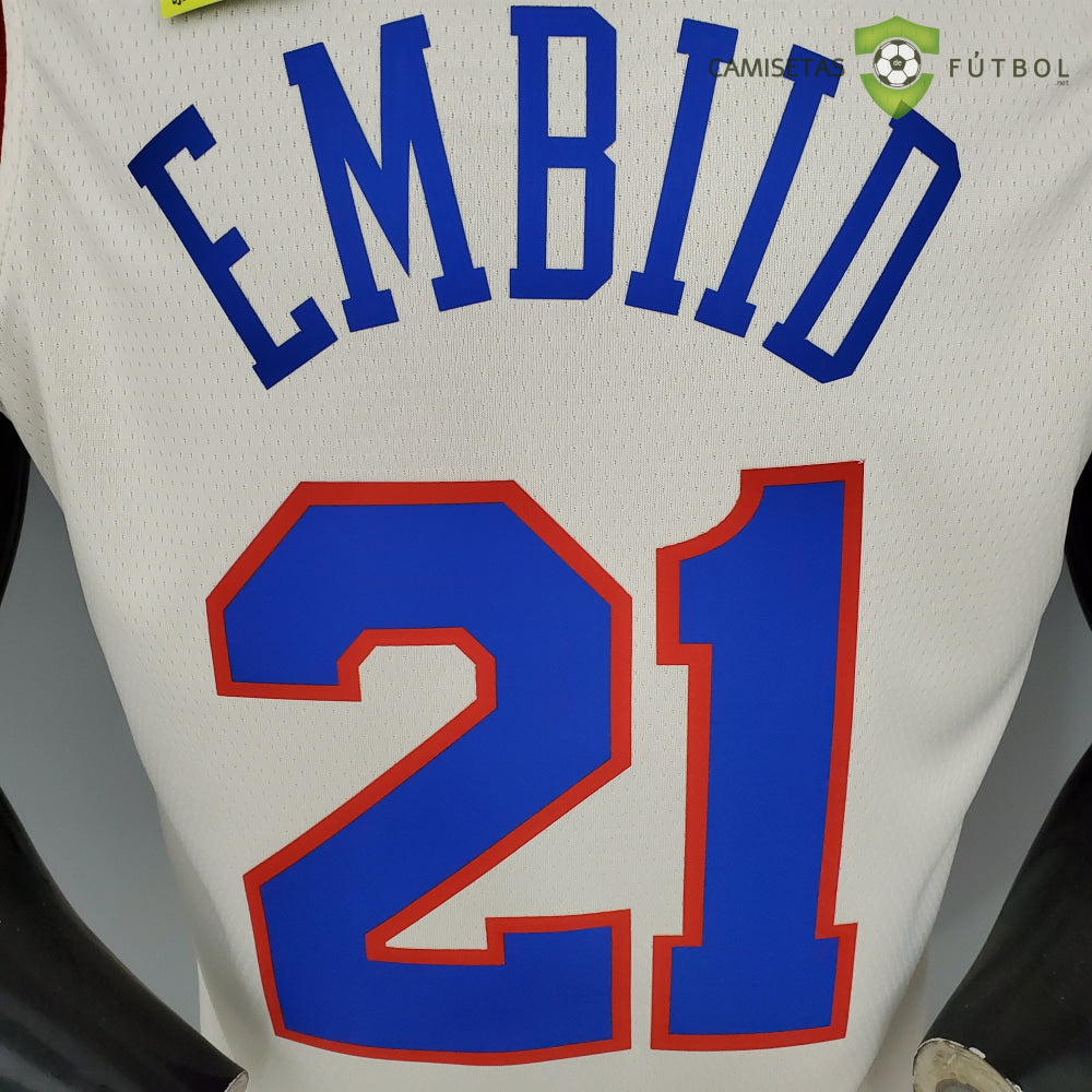 Camiseta Philadelphia 76Ers 21-22 - Joel Embiid 21 Earned Edition Nba