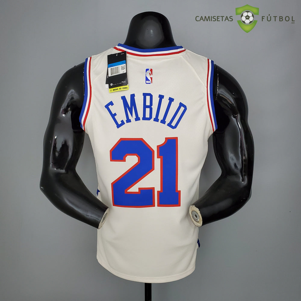 Camiseta Philadelphia 76Ers 21-22 - Joel Embiid 21 Earned Edition Nba